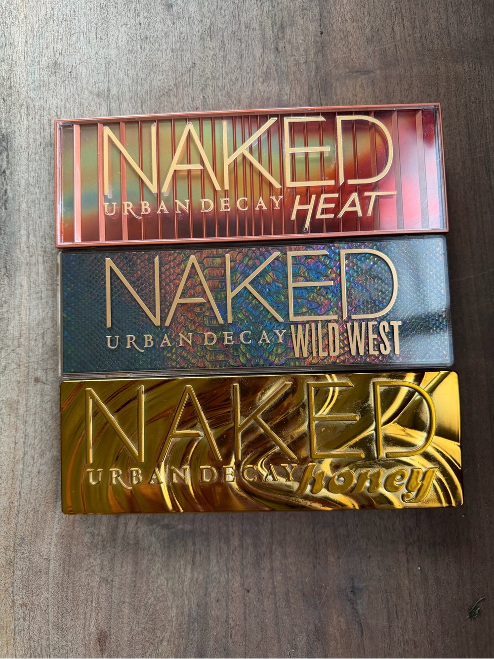 Urban decay Naked Heat, Naked Honey, Naked Wild West Bundle